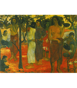 Stampa su tela: Paul Gauguin - Nave Nave Mahana (Giorni deliziosi)