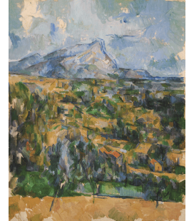 Stampa su tela: Paul Cézanne - Mont Sainte-Victoire 4