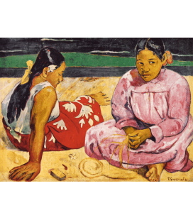 Printing on canvas: Paul Gauguin - Tahitian Women on the Beach