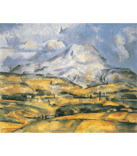 Stampa su tela: Paul Cézanne - Mont Sainte-Victoire 5