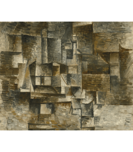 Stampa su tela: Picasso Pablo - Bottiglia e libri