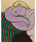 Stampa su tela: Picasso Pablo - Donna che dorme
