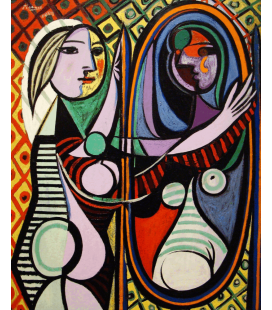 Stampa su tela: Picasso Pablo - Girl Before A Mirror