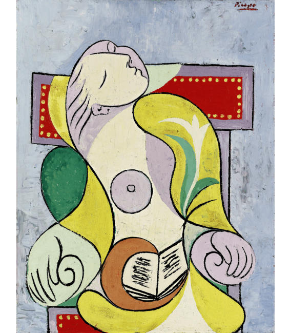 Stampa su tela: Picasso Pablo - La Lecture