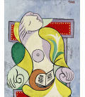 Stampa su tela: Picasso Pablo - La Lecture