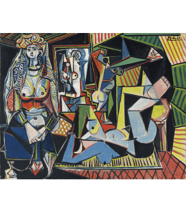 Stampa su tela: Picasso Pablo - Le donne di Algeri
