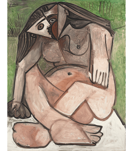 Printing on canvas: Pablo Picasso - Nude crouched