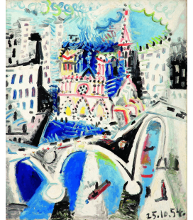 Stampa su tela: Picasso Pablo - Notre Dame de Paris