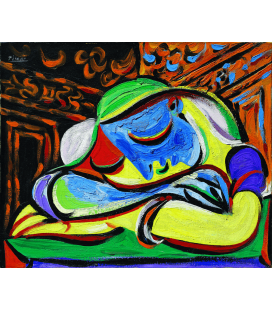 Printing on canvas: Pablo Picasso - Girl sleeping