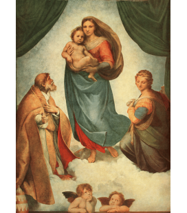 Printing on canvas: Raphael - The Sistine Madonna