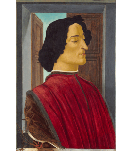 Stampa su tela: Sandro Botticelli - Giuliano de' Medici
