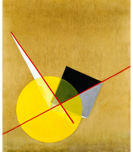 Stampa su tela: Vassily Kandinsky - Yellow Circle