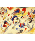 Vassily Kandinsky - Senza titolo. Stampa su tela