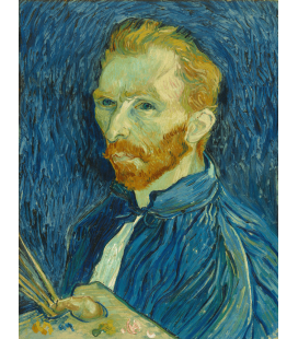 Stampa su tela: Vincent Van Gogh - Autoritratto 1889