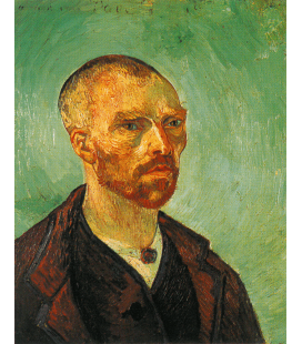 Stampa su tela: Vincent Van Gogh - Autoritratto con testa rasata