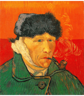 Stampa su tela: Vincent Van Gogh - Autoritratto, 1889
