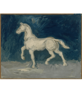 Stampa su tela: Vincent Van Gogh - Cavallo