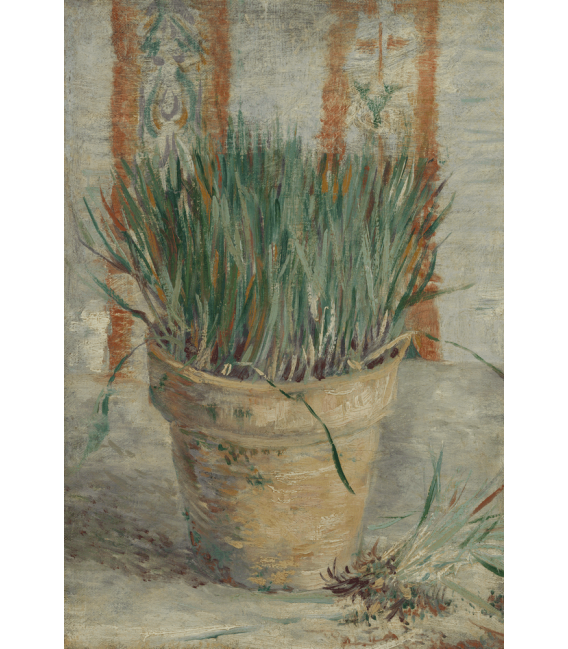 Printing on canvas: Vincent Van Gogh - Flowerpot with Garlic Chivest