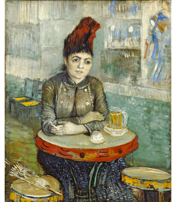 Printing on canvas: Vincent Van Gogh - In the café