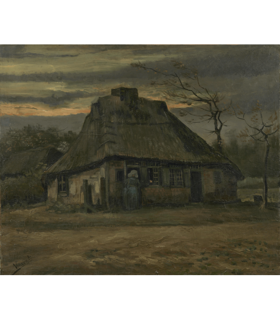 Printing on canvas: Vincent Van Gogh - The Cottage