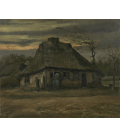 Vincent Van Gogh - The Cottage. Printing on canvas