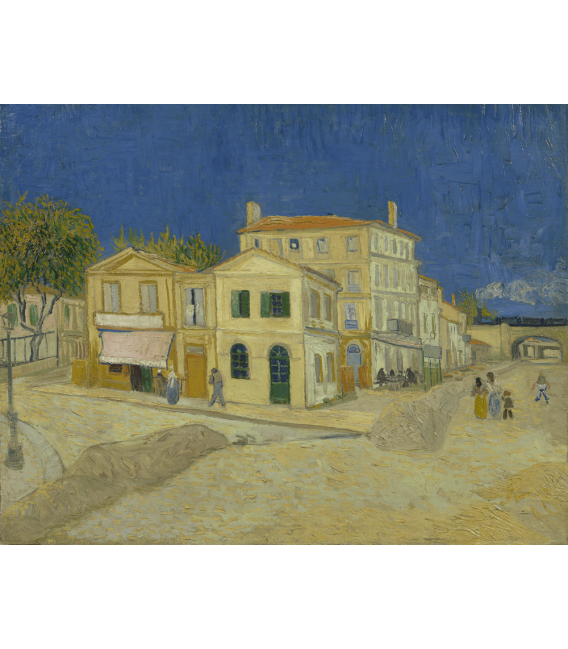 Printing on canvas: Vincent Van Gogh - The Yellow House (Vincent's house)