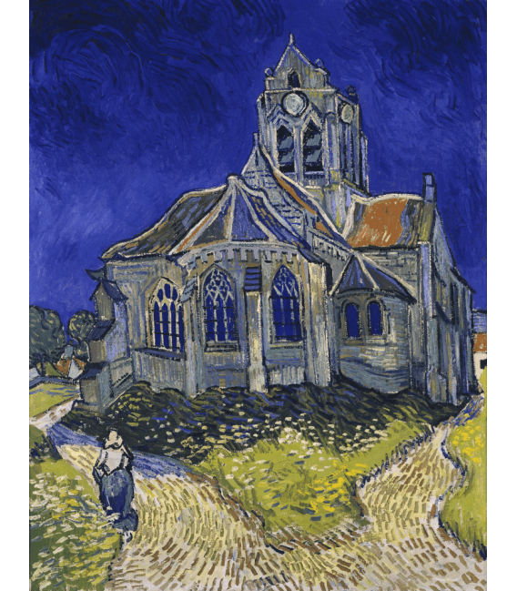 Printing on canvas: Vincent Van Gogh - The Church at Auvers-sur-Oise