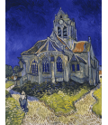 Printing on canvas: Vincent Van Gogh - The Church at Auvers-sur-Oise