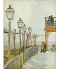 Vincent Van Gogh - Montmartre in the upper Mill. Printing on canvas