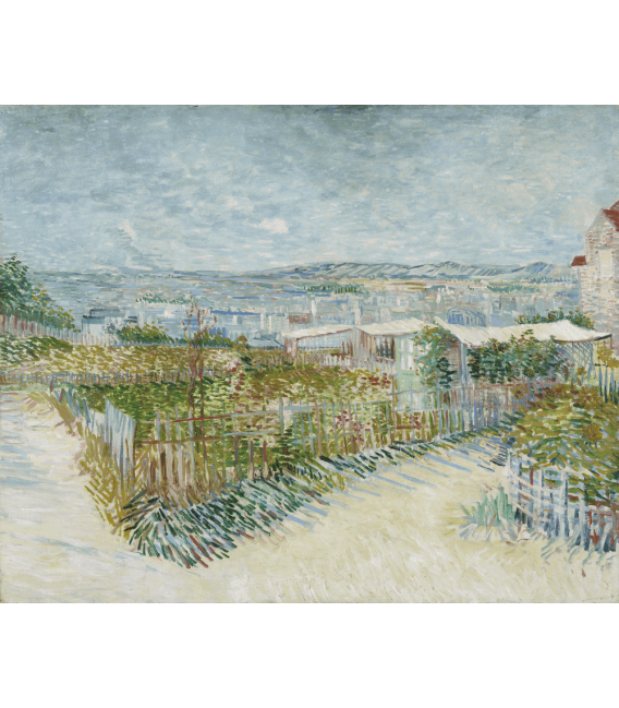 Printing on canvas: Vincent Van Gogh - Montmartre