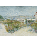 Vincent Van Gogh - Montmartre, the back of the Moulin de la Galette. Printing on canvas