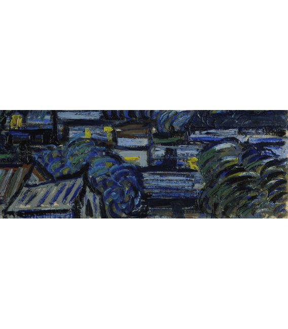 Printing on canvas: Vincent Van Gogh - Starry Night over the Rhone