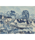 Vincent Van Gogh - Landscape with Houses. Printing on canvas