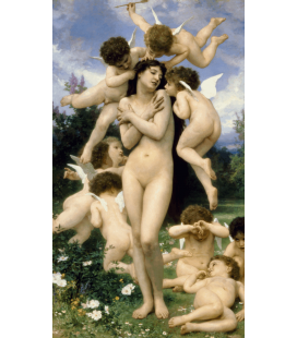 Printing on canvas: William Adolphe Bouguereau - Return of Spring