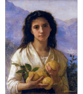 Stampa su tela: William Adolphe Bouguereau - Il nido della vespa