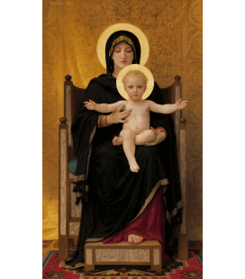 Printing on canvas: William Adolphe Bouguereau - Virgin and Child