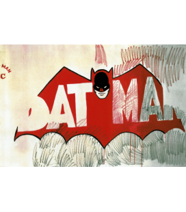 Andy Warhol - Batman. Stampa su tela