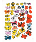 Andy Warhol - Butterflies. Stampa su tela