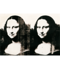 Andy Warhol - Double Monna Lisa. Stampa su tela