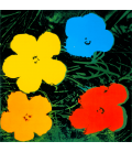 Andy Warhol - Flowers. Stampa su tela