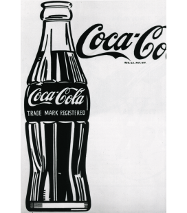 Andy Warhol - Large Coca Cola. Stampa su tela