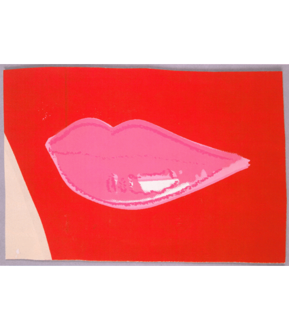 Andy Warhol - Lips III. Stampa su tela
