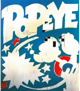 Andy Warhol - Popeye. Stampa su tela