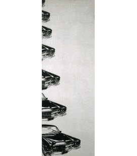Andy Warhol - Seven Cadillacs. Stampa su tela