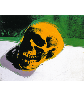 Andy Warhol - Skull. Stampa su tela