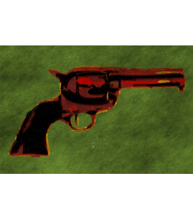 Andy Warhol - Gun. Stampa su tela