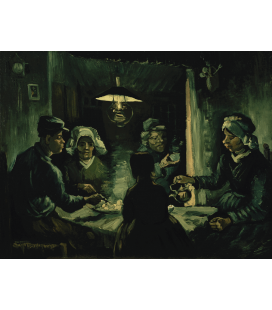 Vincent Van Gogh - Mangiatori di patate. Stampa su tela
