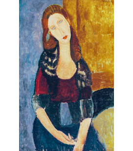 Amedeo Modigliani - Jeanne Hebuterne. Stampa su tela