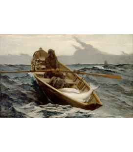 Winslow Homer. The Fog Warning. Stampa su tela