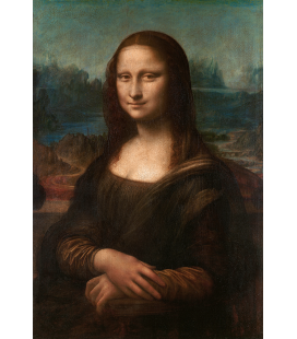 Leonardo Da Vinci. Mona Lisa La Gioconda. Stampa su tela